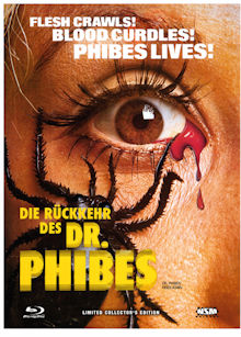 Die Rückkehr des Dr. Phibes (Limited Mediabook, Blu-ray+DVD, Cover B) (1972) [Blu-ray] [Gebraucht - Zustand (Sehr Gut)] 