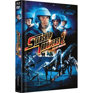 Starship Troopers II - Held der Föderation (Limited Mediabook, Blu-ray+DVD, Cover B) (2004) [FSK 18] [Blu-ray] 