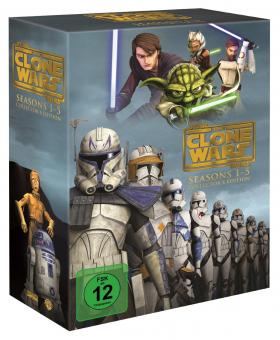 Star Wars: The Clone Wars - Komplettbox Staffel 1-5 (23 DVDs) 