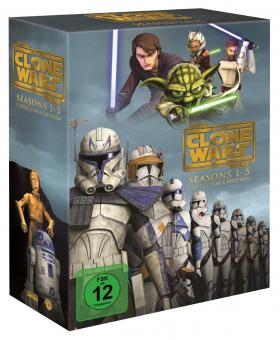 Star Wars: The Clone Wars - Komplettbox Staffel 1-5 (23 DVDs) 