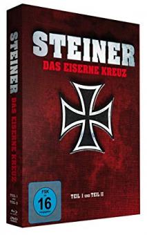 Steiner - Das Eiserne Kreuz 1+2 (Limited Mediabook, 2 Blu-ray's + 2 DVDs) [Blu-ray] 