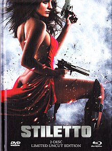 Stiletto (Limited Uncut Mediabook, Blu-ray+DVD, Cover A) (2008) [FSK 18] [Blu-ray] 