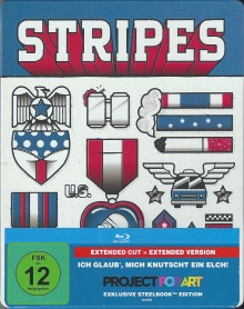 Ich glaub', mich knutscht ein Elch! - Stripes (Pop Art Steelbook) (1981) [Blu-ray] 