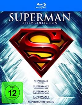 Superman - Die Spielfilm Collection 1978-2006 (5 Discs) (2014) [Blu-ray] 