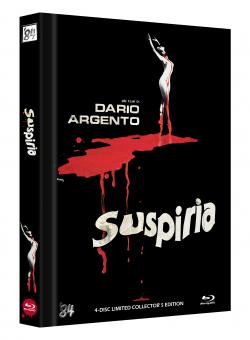 Suspiria (4 Disc Limited Mediabook, Blu-ray+DVD+Soundtrack-CD) (1977) [FSK 18] [Blu-ray] 