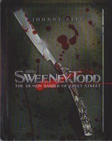 Sweeney Todd - Der teuflische Barbier aus der Fleet Street (Limited Steelbook) (2007) [EU Import mit dt. Ton] [Blu-ray] 