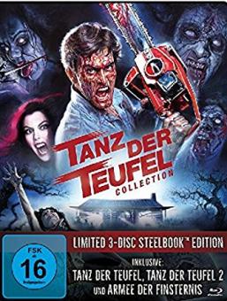 Tanz der Teufel Collection - Limited Steelbook Edition (Tanz der Teufel/Tanz der Teufel 2/Armee der Finsternis) [Blu-ray] 