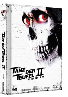 Tanz der Teufel 2 (3-Disc Extended Edition Mediabook, Blu-ray+DVD, Cover C) (1987) [FSK 18] [Blu-ray] 