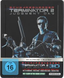 Terminator 2 (3 Disc Limited Steelbook, 4K Ultra HD+3D Blu-ray+Blu-ray) (1991) [4K Ultra HD] 