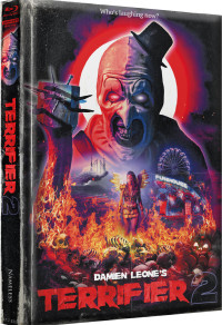 Terrifier 2 (Limited Wattiertes Uncut Mediabook, 4K Ultra HD+Blu-ray, Cover H) (2022) [FSK 18] [Blu-ray] 