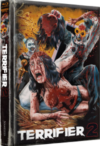 Terrifier 2 (Limited Wattiertes Uncut Mediabook, 4K Ultra HD+Blu-ray, Cover I) (2022) [FSK 18] [Blu-ray] 