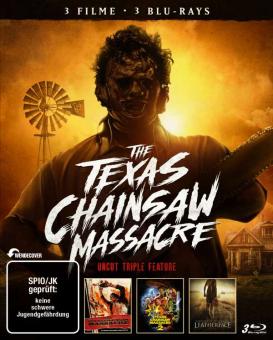 The Texas Chainsaw Massacre - Uncut Triple-Feature (1974-2017) (3 Discs) [FSK 18] [Blu-ray] 