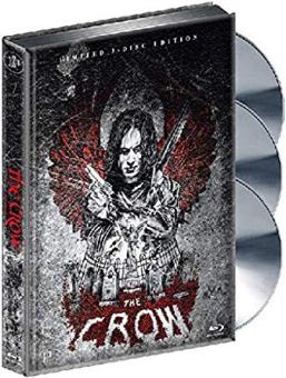 The Crow - Die Krähe (Limited Wattiertes Mediabook, Blu-ray+DVD+CD-Soundtrack) (1994) [FSK 18] [Blu-ray] 