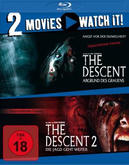 The Descent 1+2 (Uncut, 2 Discs) [FSK 18] [Blu-ray] 