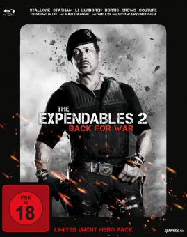 The Expendables 2 - Back for War (Limited Uncut Hero Pack) [FSK 18] [Blu-ray] 
