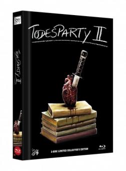 Die Todesparty 2 (Cutting Class) (Limited Mediabook, Blu-ray+DVD, Cover E) (1989) [FSK 18] [Blu-ray] 