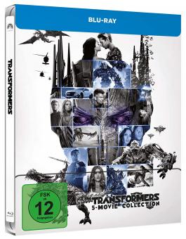 Transformers - 5 Movie Collection (Limited Steelbook, 5 Discs) (2018) [Blu-ray] 