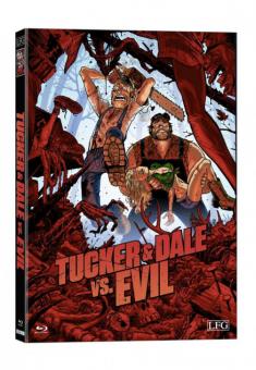 Tucker & Dale vs Evil (Limited Wattiertes Mediabook, Cover W) (2009) [Blu-ray] 