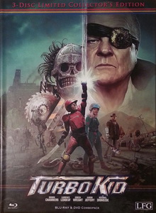 Turbo Kid (3 Disc Limited Mediabook, Blu-ray+DVD, Cover A) (2015) [FSK 18] [Blu-ray] 