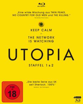 Utopia - Die komplette erste und zweite Staffel (4 Discs) (2014) [Blu-ray] [FSK 18] [Gebraucht - Zustand (Sehr Gut)] 