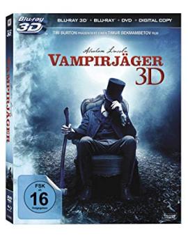 Abraham Lincoln - Vampirjäger (3D Blu-ray + Blu-ray + DVD) (2012) [3D Blu-ray] [Gebraucht - Zustand (Sehr Gut)] 
