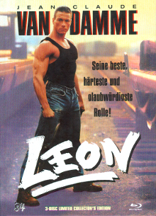 Leon (Uncut, 3 Disc Limited Mediabook, Blu-ray+DVD, Cover B) (1990) [FSK 18] [Blu-ray] 