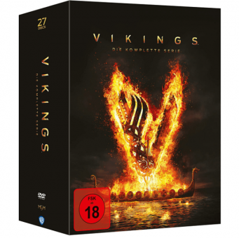 Vikings - Die komplette Serie (27 DVDs) [FSK 18] 