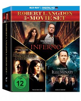 The Da Vinci Code - Sakrileg / Illuminati / Inferno (3 Discs) (2017) [Blu-ray] 