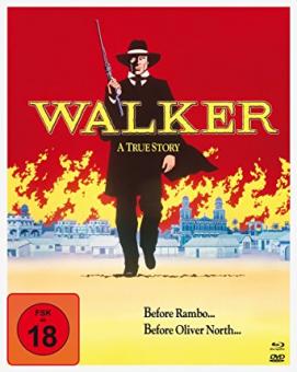Walker (3 Disc Mediabook, Blu-ray+2 DVDs) (1987) [FSK 18] [Blu-ray] 