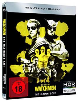 Watchmen - Die Wächter (Limited Steelbook, 4K Ultra HD+Blu-ray, inkl. Ultimate Cut) (2009) [4K Ultra HD] [Gebraucht - Zustand (Sehr Gut)] 