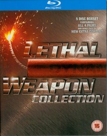 Lethal Weapon 1-4 Collection (5 Discs) [FSK 18] [UK Import mit dt. Ton] [Blu-ray] 