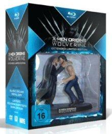 X-Men Origins - Wolverine - Extended Limited Edition (inkl. DVD-Film mit Digital Copy) (+ Sammelfigur) (2009) [Blu-ray] 