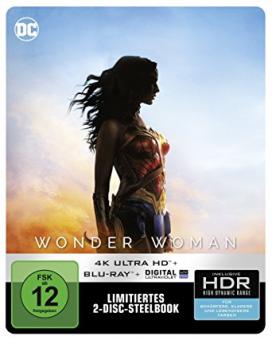 Wonder Woman (Limited Steelbook, 4K Ultra HD+Blu-ray) (2017) [4K Ultra HD] 