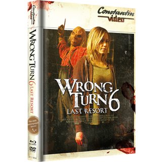 Wrong Turn 6 - Last Resort (Limited Mediabook, Blu-ray+DVD, Retro Cover) (2014) [FSK 18] [Blu-ray] 