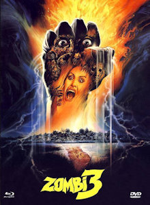 Zombie 3 (Limited Mediabook, Blu-ray+DVD, Cover A) (1988) [FSK 18] [Blu-ray] 