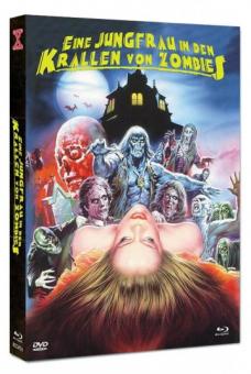 Eine Jungfrau in den Krallen von Zombies (Limited Mediabook, Blu-ray+DVD, Cover B) (1980) [FSK 18] [Blu-ray] 