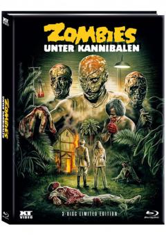 Zombies unter Kannibalen (Zombie Holocaust) (Limited Mediabook, Blu-ray+DVD, Cover B) (1979) [FSK 18] [Blu-ray] 