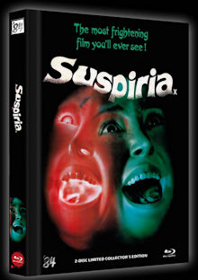 Suspiria (2 Disc Limited Mediabook, Blu-ray+DVD, Cover D) (1977) [FSK 18] [Blu-ray] 