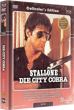 Ihr Uncut DVD-Shop!, Die City Cobra (Uncut, Limited Mediabook,  Blu-ray+DVD, Cover C) (1986) [FSK 18] [Blu-ray]